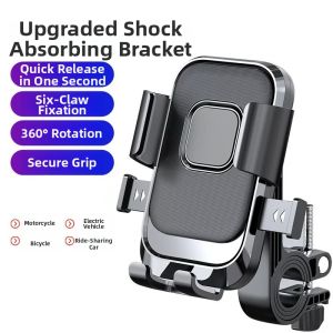 LUKSEN | Anti-shake Shockproof Navigation Mobile Phone Bracket for Tricycle and E-bike Mirror