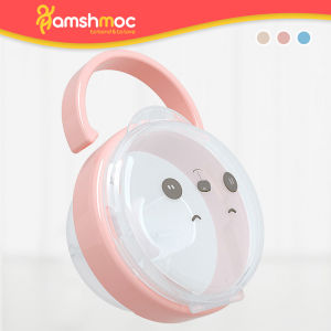 HamshMoc Cute cartoon baby Pacifier storage box Sealing Dust protection portable Baby Pacifier Nipple Case Holder BPA Free Kids Travel Storage Box Accessories