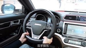 ปลอกพวงมาลัย ใหม่ Carbon Fiber สำหรับเซิร์ฟเวอร์การเข้าชม Isuzu D-max Mux MU7 D Max