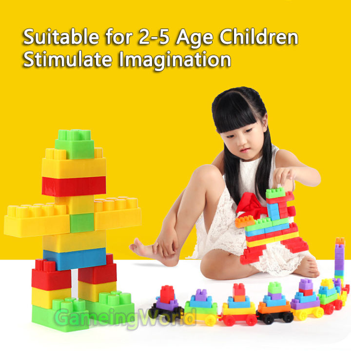 Large Size DIY Building Blocks Set Kids Classic Bulk City Building