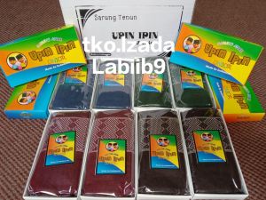 SARUNG ANAK GAJAH UPIN KEMASAN DUS SARUNG TENUN ANAK TERBARU MOTIF POLOS