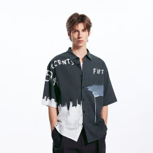 SEASON HIGH | Artistic Print Short Sleeve T-Shirt