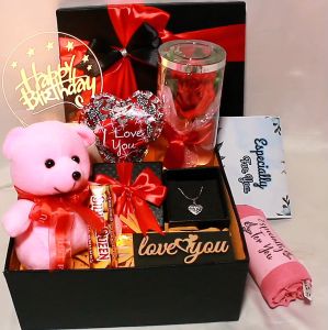 Kado Aesthetic Hadiah Cewek – Gift Box & Hampers Custom: Lampu LED Kalung Love Buket Bunga Foto Boneka Tulisan Kayu Kartu Ucapan Cokelat Jilbab – Hadiah Ulang Tahun Anniversary Wisuda Pasangan Teman Sahabat Spesial & Unik Untuk Semua