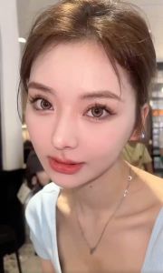 💨💨COD-FUNSACHY PHUKET Series 1pair 14.0MM Lenses Contact Lenses Shiny Big eyes Natural Brown Gray Makeup Lens