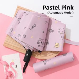 Automatic Folding Sun and Rain Umbrella