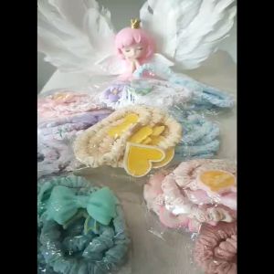 Set 5 Dây Buộc Tóc Co Dãn Thời Trang Nhiều Mầu Sắc Hoạt Hình Cho Mẹ Và Bé