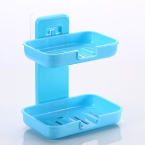 Hộp Đựng Xà Phòng Treo Tường Không Cần Khoan Hai Lớp Chống Thấm Nước Trong Nhà Tắm Hộp Đựng Xà Phòng Bằng Keo Dùng Trong Gia Đình