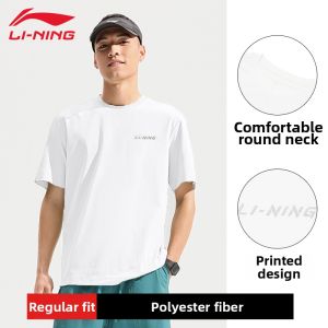 Li-Ning | Quick-Drying Mens Short-Sleeve T-Shirt