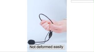 5Pcs Vocal Wired Headset Microphone for Voice Amplifier Teachers Speakers