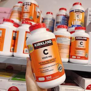 Viên Uống Bổ Sung Vitamin C 1000mg Kirkland Signature Loại 500 Viên Của Mỹ - Date 01/2028