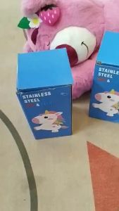 Ly cách nhiệt khủng long kim tuyến cute có ống hút tiện lợi 2 lớp phong cách Vintage hàng loại đẹp full hộp Trùm Sỉ Gia Thành