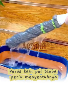 [NEW] Angola Alat Pel Putar Otomatis D30 Magic Twist Mop/Alat Pel Lantai Peras Otomatis/Alat Pel Praktis
