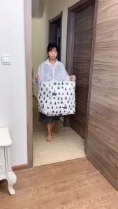 Keranjang Baju Kotor Laundry Bag 100 L & Kotak Lipat Jumbo Motif Terbaru / LAUNDRY BAG SERUT / LILO ZIPPER SHENAR - LEMARIMAJUJAYA