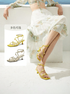 Joy & Peace | Celebrities Choice Floral Design Summer Fairy Roman Sandals Women