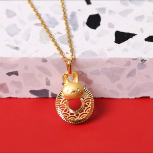 Chow Sang Sang 周生生 999 24K Pure Gold Price-by-Weight 2.99g Gold Pendant 94411P