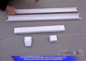 TPE VC Molding / Cladding for Air Conditioning Cover good for 1hp - 2hpClick air conditioning pipe cover