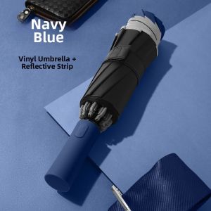 Reverse Folding Flashlight Anti Wind Car Business Umbrella