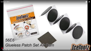 ชุดแผ่นปะยาง Ice Toolz 56E6 Glueless Patch Set AirDam ชุดปะยางจักรยาน ชุดแผ่นปะยาง