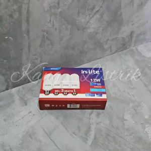 Paket LED Bulb Stick 12 Watt In Lite: Bohlam LED Tahan Lama & Efisien