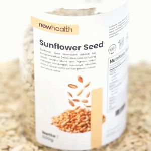 Sunflower Seed 1 kg Nowhealth Kuaci Biji Bunga Matahari Kupas Organik