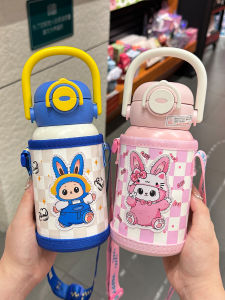 Cốc Nước Giữ Nhiệt Cho Trẻ Em 2025 Cốc Nước Bằng Thép Không Gỉ Có Ống Hút Cốc Nước Đi Học Cho Bé Trai Và Bé Gái Cốc Nước Di Động