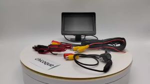 4.3in Backup Camera And Monitor Kit for Car Universal Wired Night Vision Parking System Color LCD Display Backup Camera Monitor