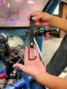 D-Shaped Stroller Hooks and Motorbike Silver Metal Pushchair Organizer Hanging Hooks for Shopping Bags Accessories