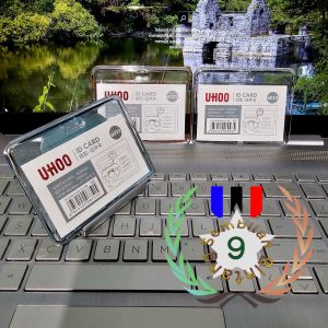 Tempat Kartu Id Card Akrilik Tranparan 2 Sisi Holder Id Card Photocard Uhoo