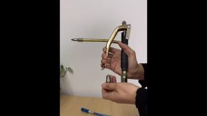 Pneumatic Grease Gun High Pressure Injector Hose Nozzle Air Manual Swivel Grease Pump Gun Automotive Heavy Duty Tools