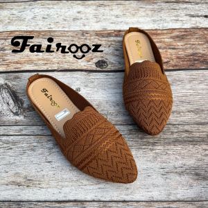 Fairooz - Sandal Wanita Flat Shoes Rajut Import NEW MOTIF SF14