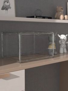 Akrilik Display Action Figure Besar 4 Susun Stairs Display Rak Tangga /Action Figure/Display Figur Organizer Display Popmart Figure