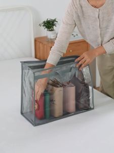 ถุงเก็บกระเป๋าPVC โปร่งใส กระเป๋ากันฝุ่น ที่เก็บกระเป๋า ถุงกันฝุ่นกระเป๋า ถุงใส่กระเป๋า กันฝุ่น ความชื้น Hanging Protection Storage Bag