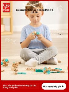 Hape | Intellectual Puzzle IQ Lock Wooden Toy
