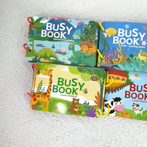 VON Mainan edukasi anak Busy Book buku Aktivitas Anak Tema Buku Sibuk Buku Tenang Buku Pencerahan Pertama Bayi Mainan Pembelajaran Dini Untuk Anak-anak