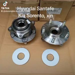 Cụm moay ơ trước sau Hyundai Santafe 2006 - 2015 xe 2 cầu. Bi may ơ Santafe hàng chính hãng