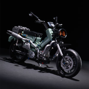 Honda Lier Beast CC110 Assembly Model Motorcycle 1:8 Scale Display Piece Boys Toy Gift Jie-star Brand Educational Logic Training