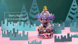 [Mother’s Day Gift] Kidztime x Robotime 3D Wooden Puzzles/DIY Music Box Model Kits/Colorful Rotating Craft Kits Stress