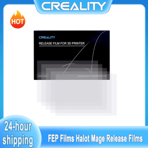 Creality | 5PCS FEP Film HALOT MAGE/HALOT 10Inch LCD SLA DLP 3D Printer Creality Compatible Release Films for MAGE Pro Other 286x198x0.15mm