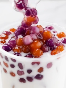 💯3分钟免煮黑珍珠/三色芋圆 Instant Black Pearl /Taro Ball Dessert for Pearl Milk Tea 珍珠奶茶珍珠 即食芋圆