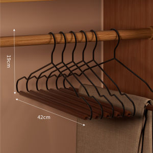 Adults Only Elm Wood Hotel Clothes Hanger High End Luxury Home Use Metal Art Arc Shaped Clothes Hanger by Macsok