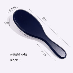 Lady Special Massaging Smoothing Black Boar Bristle Hair Brush