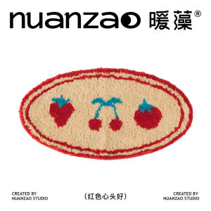 Thảm Phòng Tắm Hình Trái Tim Màu Đỏ Thảm Phòng Ngủ Thảm Thảm Chống Trượt Thảm Thảm Thấm Nước Thảm Thảm Chân Nhung Thảm Thảm Tròn