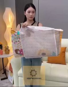 Keep Working Children's Plush Doll Drying and Hanging Net Pillow Drying and Hanging Net