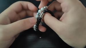 Lanme Jewelry 2Pcs Gelang Couple Magnet Hati Pasangan Sahabat Pacar Pria & Wanita Bestie AZ194