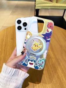 VORRYELL | Magnetic Rotating Pikachu Cartoon iPhone Case