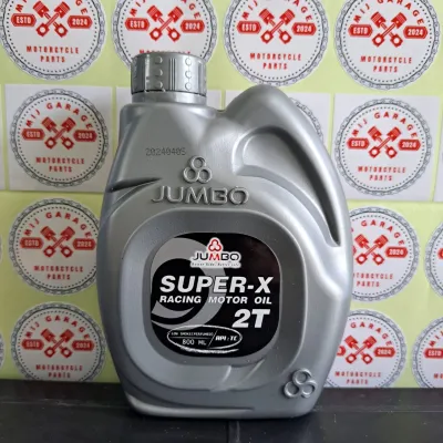 oli samping 2T jumbo super X racing 800ml