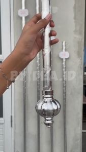 [DEASHOP] [MAHKOTA LURUS CUSTOM] NEW FULLSET BATANG GORDEN MAHKOTA FULLSET 50 60 70 80 90 100 110 120 130 140 150 160 170 180 190 200 CM BATANG ROLLET GORDEN SOKA GOLD SILVER ULIR KRISTAL - NEW FULLSET TIANG GORDYN PREMIUM MAHKOTA LURUS