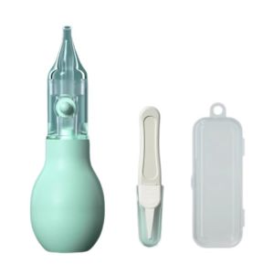 Pinpin Baby Nose Cleaner Silicone Soft Head Nasal Mucus Clip Infant Ear Cleaning Tweezers Newborn Earwax Removal Tool