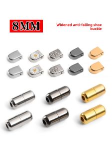 JIFANPAUL | Lazy Shoe Laces Fastener Metal Capsule Press Button