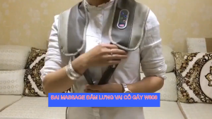 Máy đấm bóp vai gáy cổMáy đấm lưng và massage xoa bópMáy massage lưng xoa bóp Lưng-Cổ-Vai-Gáy Hàn Quốc W-808 trị liệu vai cổ gáy đấm bóp toàn thân giảm cơn nhức mỏi an toàn và hiệu quả